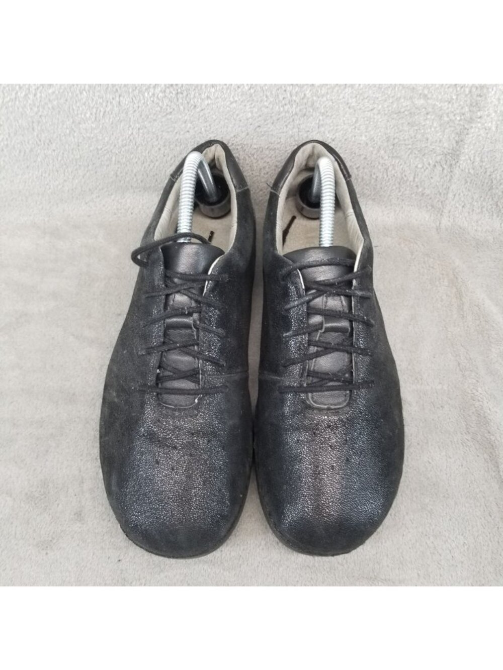 Alegria Shoes Womens EU 40 US 9-9.5 Black Leather Essence Sneaker - Picture 4 of 14